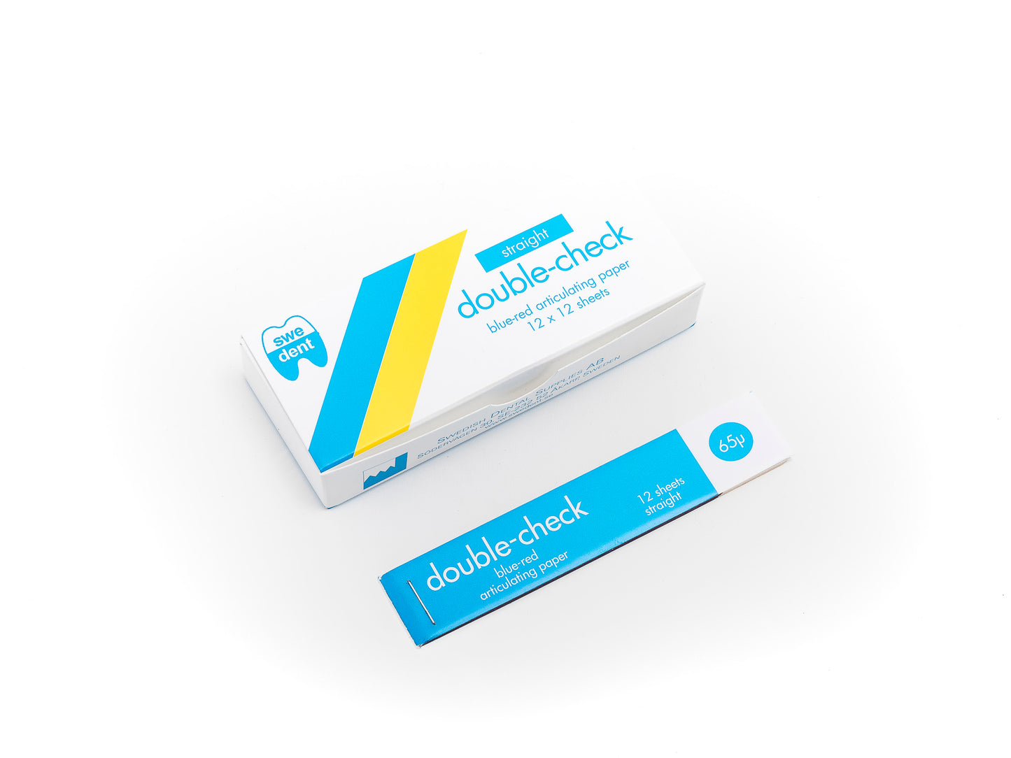 swedent Double check Straight Articulating Paper (12pcs)