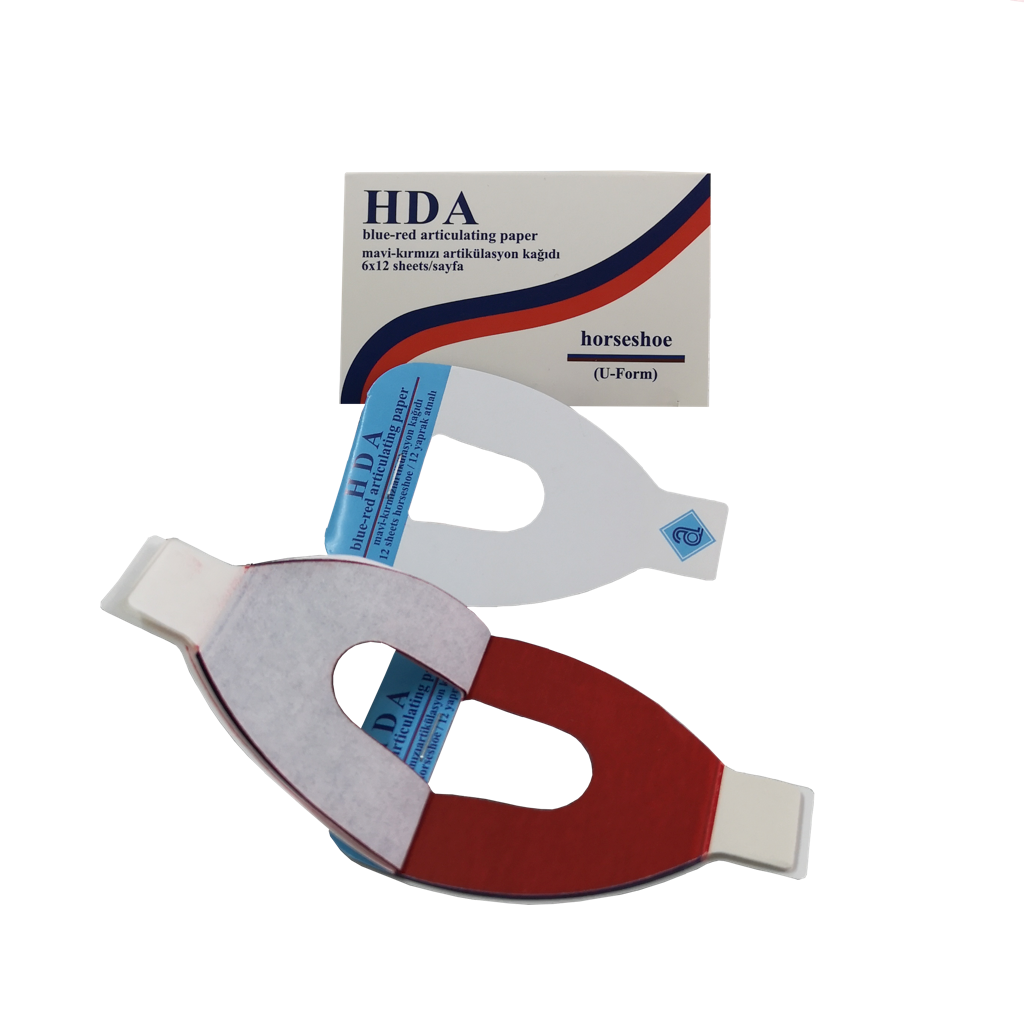 HDA Turkey Horseshoe Articulating Paper (6pcs)