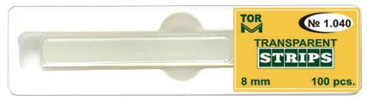 TOR-VM (Celluloid) Transparent Strips (100pcs)
