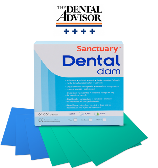 Sanctuary Dental Rubber Dam Sheets (36pcs)