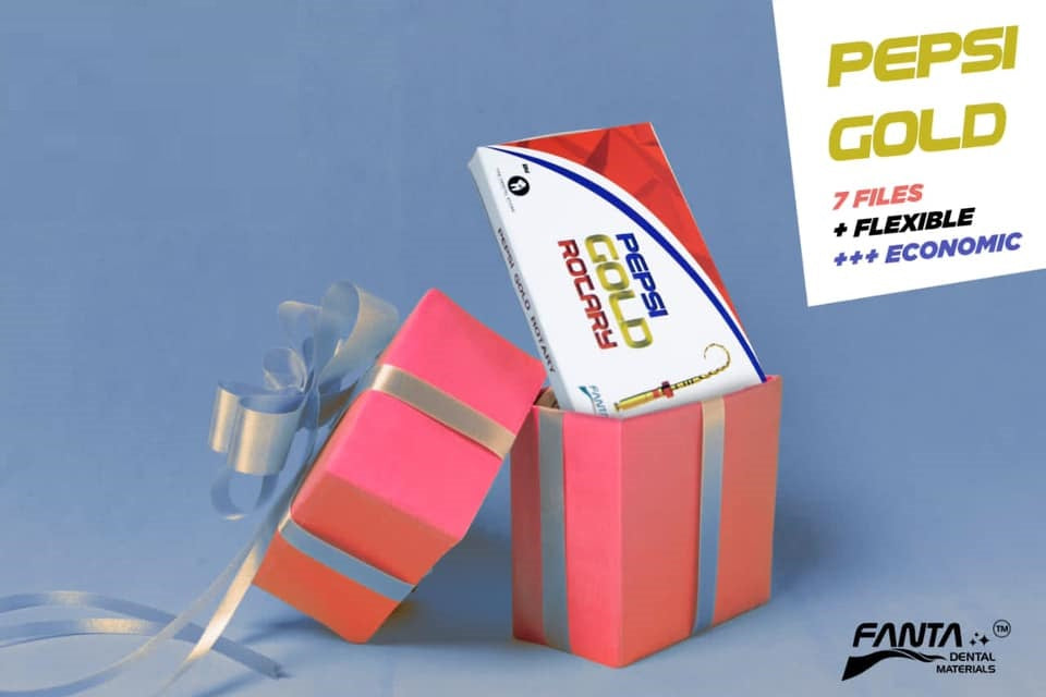 Fanta PEPSI Gold Rotary Files Assorted kit - 7 files
