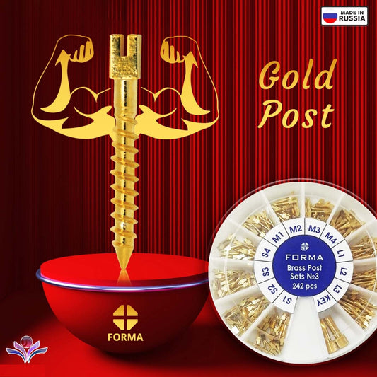 FORMA Russia Golden Screw Post kit (242PCS)