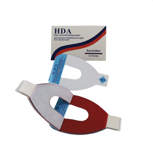 HDA Turkey Horseshoe Articulating Paper (6pcs)