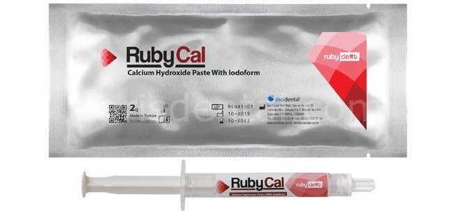 incidental RubyCal Pex Calcium Hydroxide With Iodoform (2g)