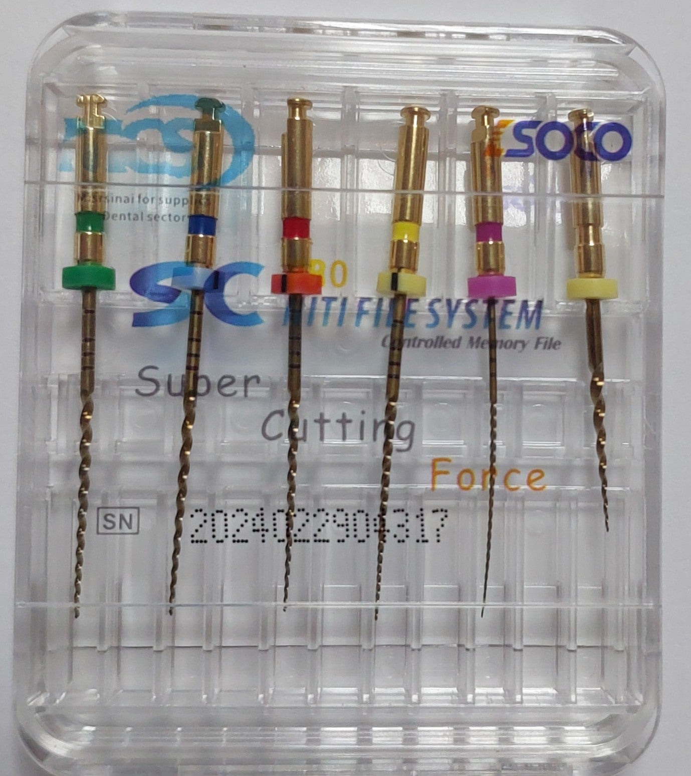 COXO SOCO SC-PRO Rotary Files (6pcs)